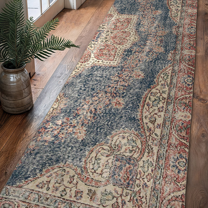 Vintage Turkish Hand-Knotted Runner - 3'  x 10' 5" (36" x 125") - K0067844