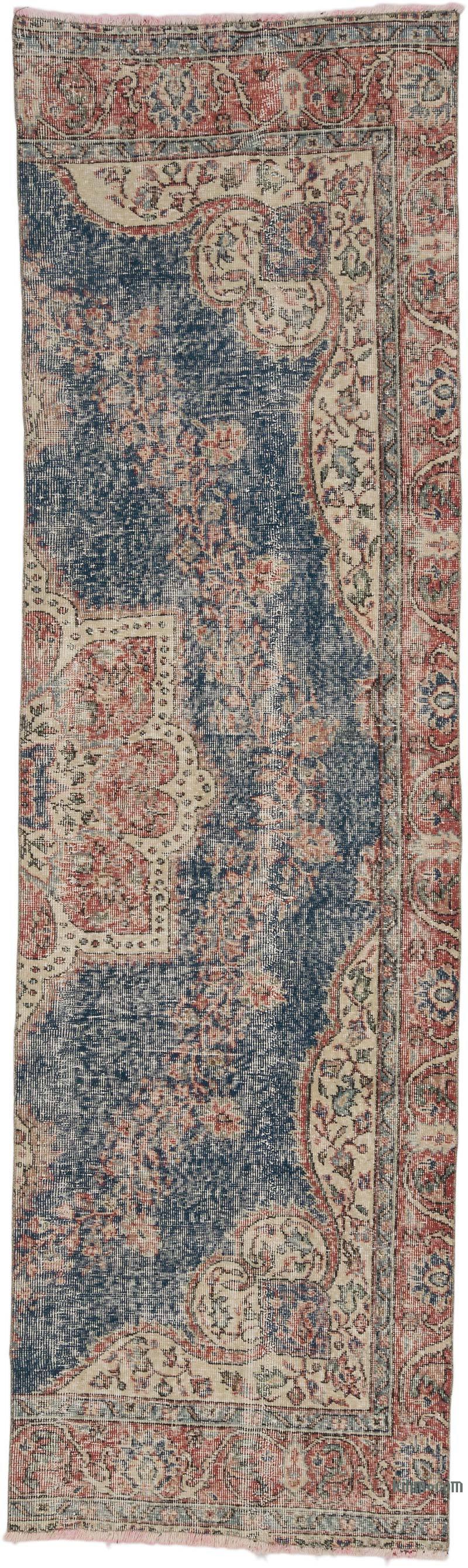 Vintage Turkish Hand-Knotted Runner - 3'  x 10' 5" (36" x 125") - K0067844