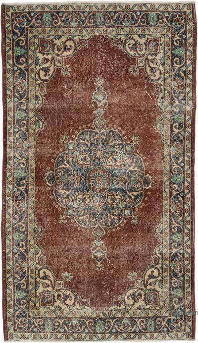 Vintage Turkish Hand-Knotted Rug - 4'  x 6' 11" (48" x 83")