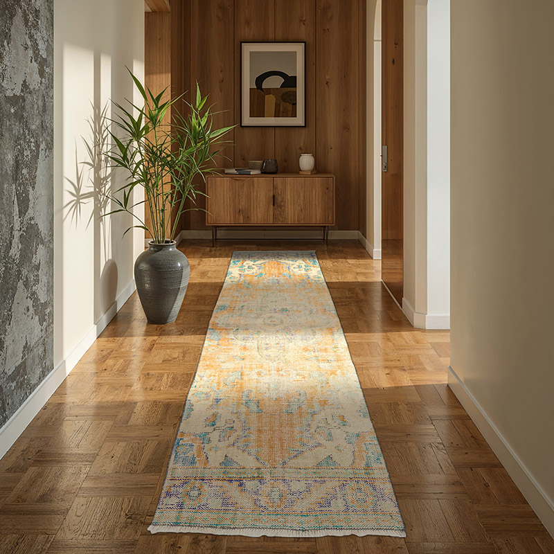 Alfombra Turca Vintage De Pasillo - 100 cm x 290 cm - K0067851