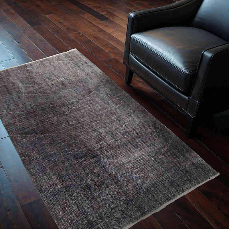 Alfombra Turca Vintage Sobre-teñida - 108 cm x 168 cm - K0067857