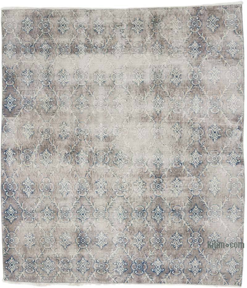 El Dokuma Vintage Halı - 147 cm x 170 cm - K0067858