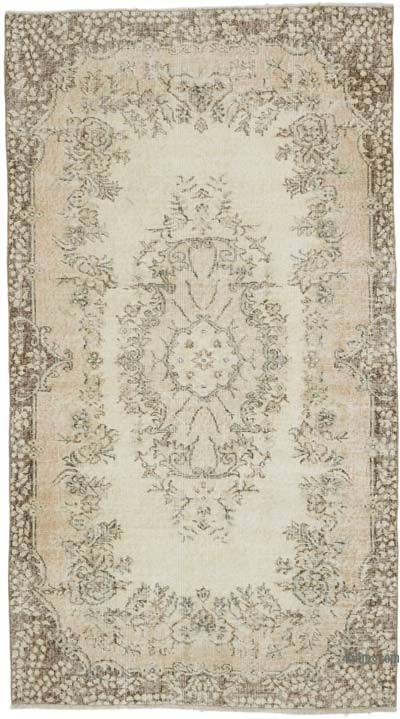 Vintage Turkish Hand-Knotted Rug - 3' 10" x 6' 10" (46" x 82")