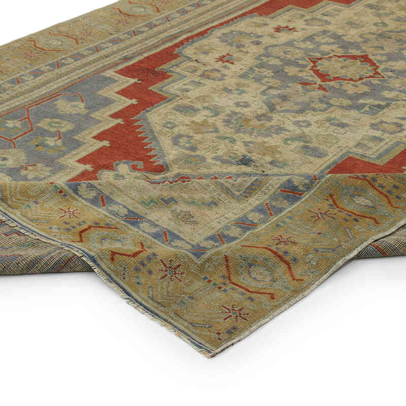 Alfombra Vintage Turca Anudada a Mano - 187 cm x 330 cm - K0067869