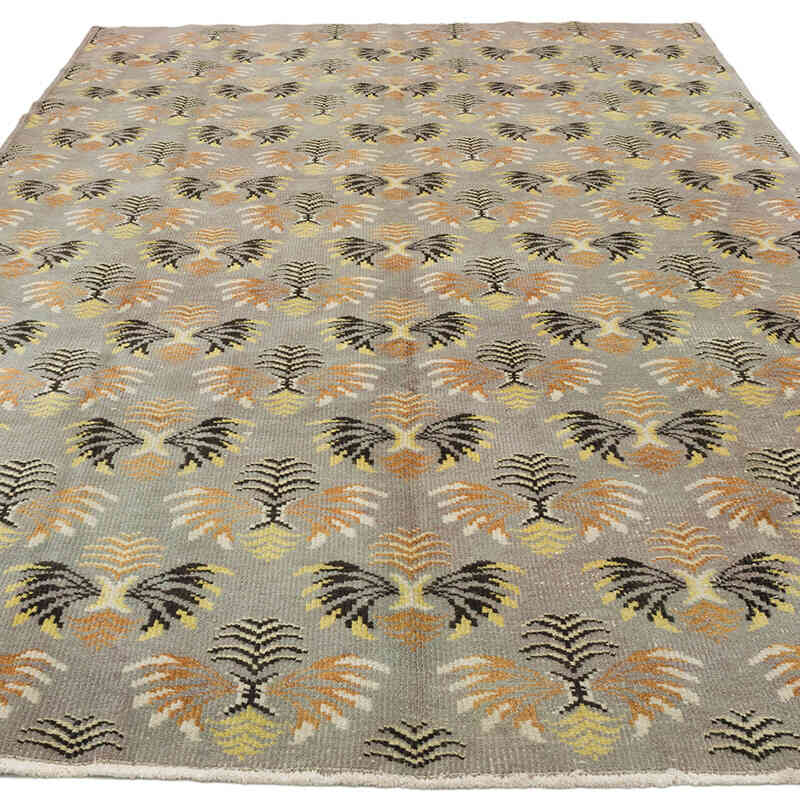 Vintage Turkish Hand-Knotted Rug - 6' 8" x 9' 9" (80" x 117") - K0067875