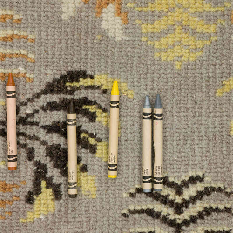 Vintage Turkish Hand-Knotted Rug - 6' 8" x 9' 9" (80" x 117") - K0067875