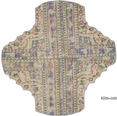 Alfombra Turca de Retazos - 182 cm x 184 cm