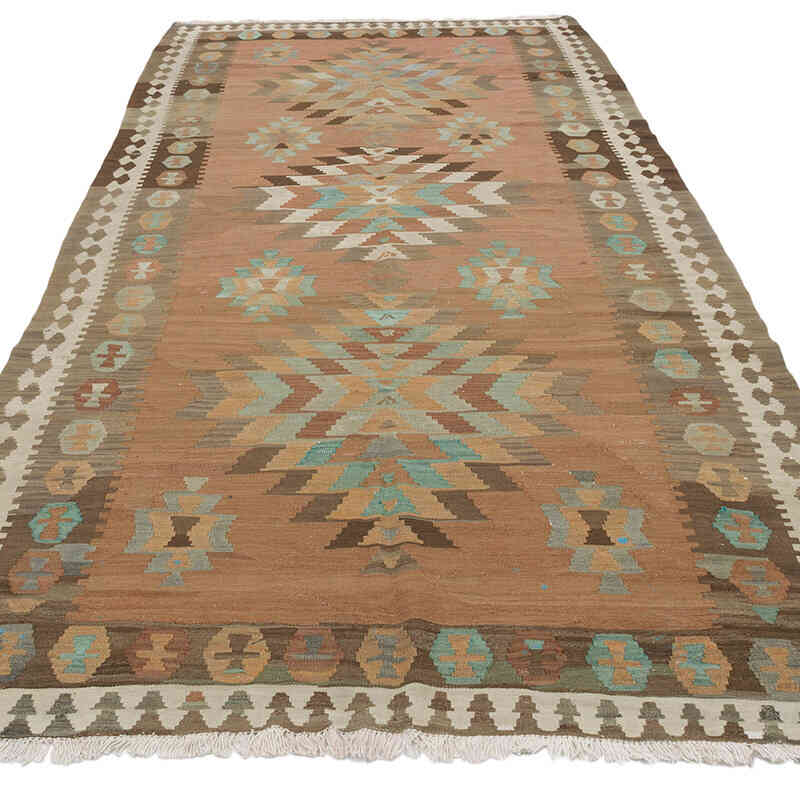 El Dokuma Vintage Halı - 142 cm x 309 cm - K0067895