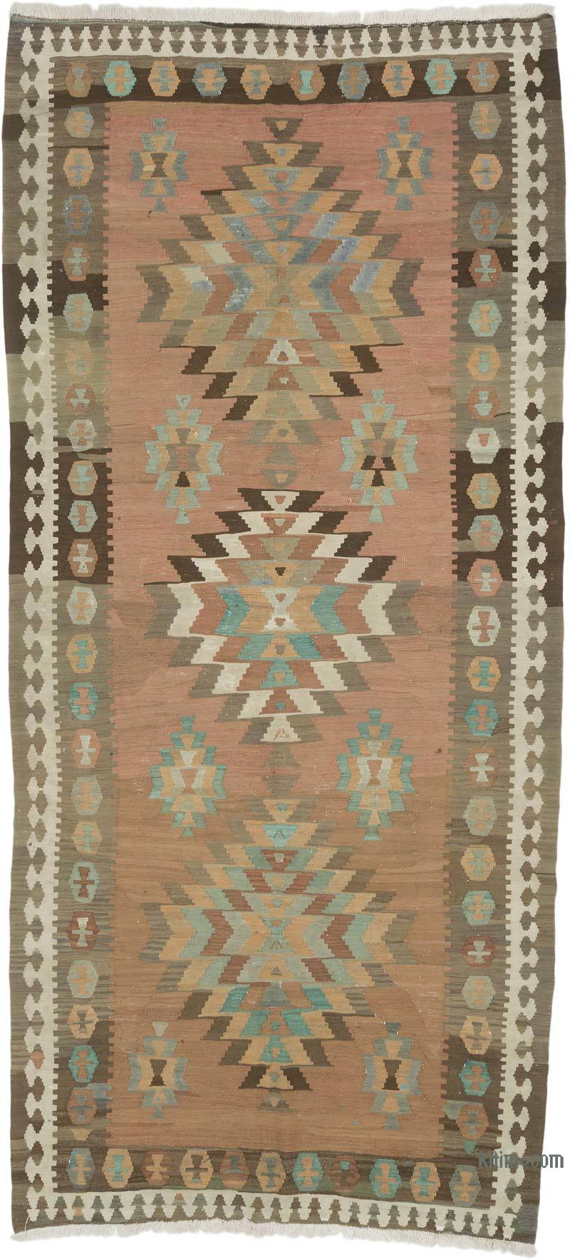 El Dokuma Vintage Halı - 142 cm x 309 cm - K0067895