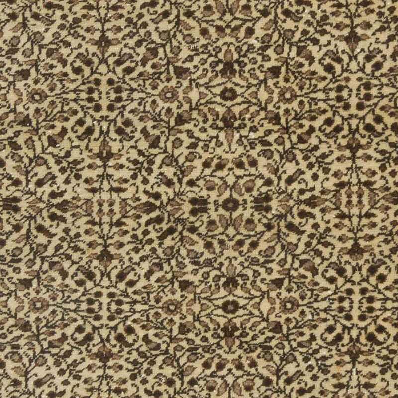 Beige Alfombra Turca Vintage De Pasillo - 70 cm x 279 cm - K0067902