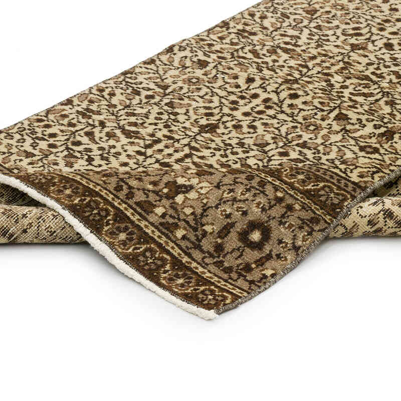 Beige Alfombra Turca Vintage De Pasillo - 70 cm x 279 cm - K0067902