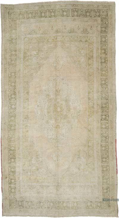 Vintage Turkish Hand-Knotted Rug - 5' 5" x 9' 8" (65" x 116")
