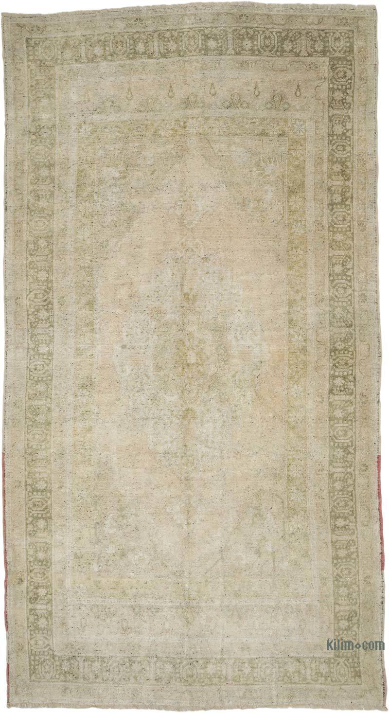 Vintage Turkish Hand-Knotted Rug - 5' 5" x 9' 8" (65" x 116") - K0067905