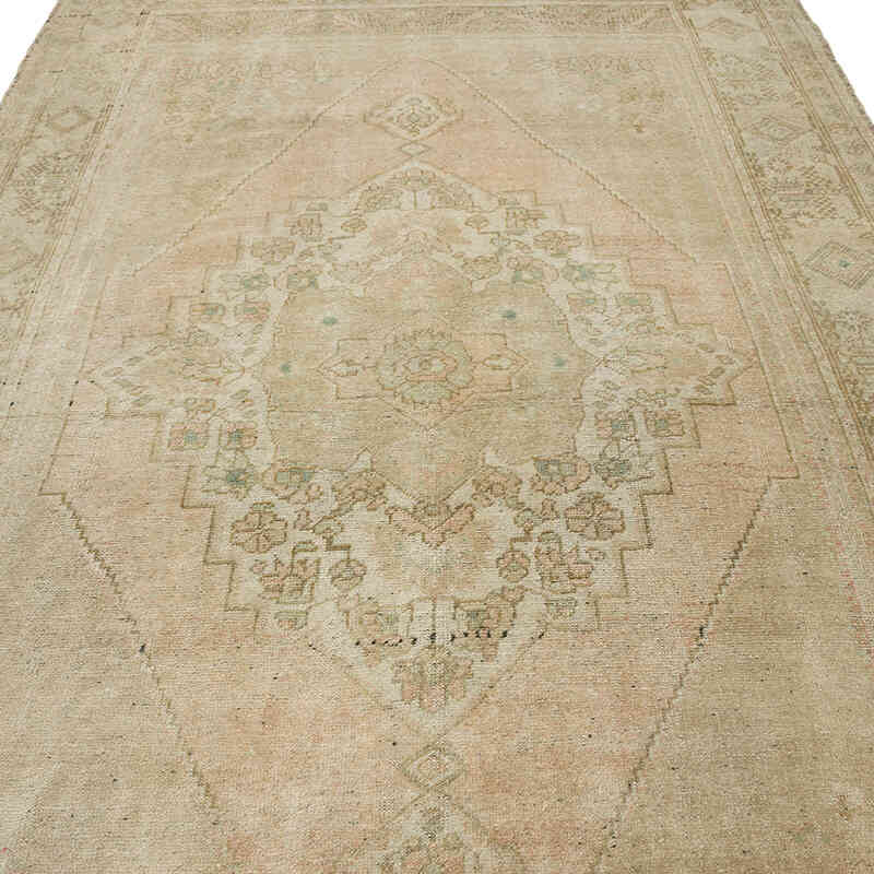 Alfombra Vintage Turca Anudada a Mano - 183 cm x 295 cm - K0067908