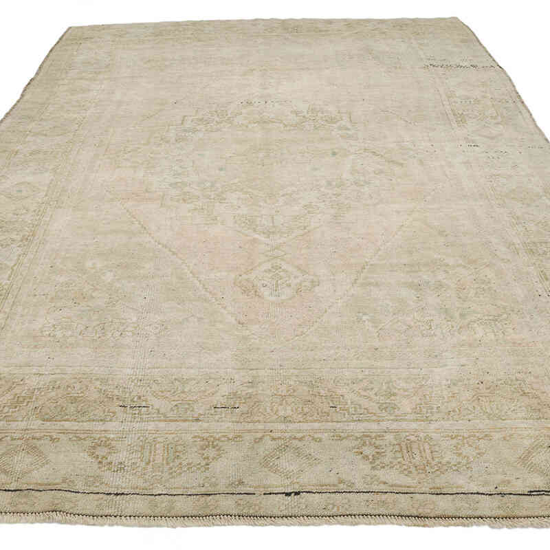 Alfombra Vintage Turca Anudada a Mano - 183 cm x 295 cm - K0067908