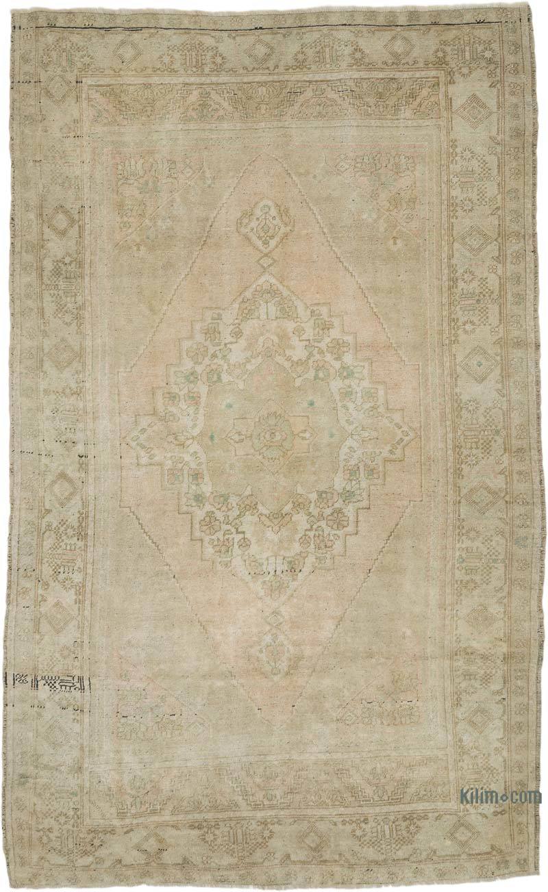 Alfombra Vintage Turca Anudada a Mano - 183 cm x 295 cm - K0067908