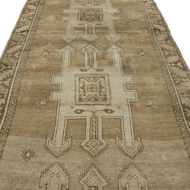 Alfombra Vintage Turca Anudada a Mano - 149 cm x 374 cm - K0067909