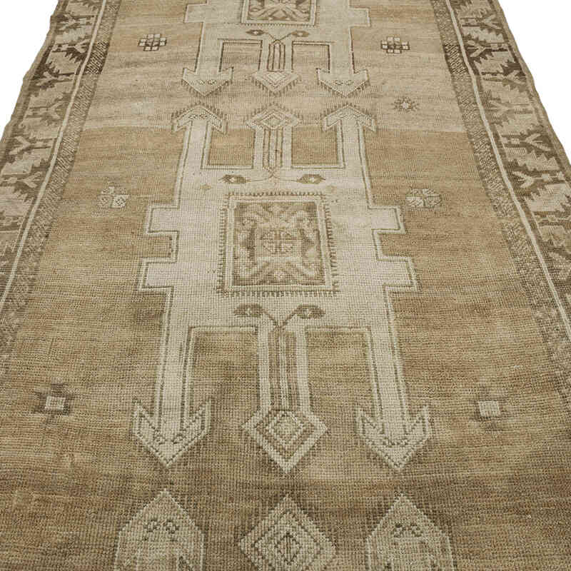 Alfombra Vintage Turca Anudada a Mano - 149 cm x 374 cm - K0067909