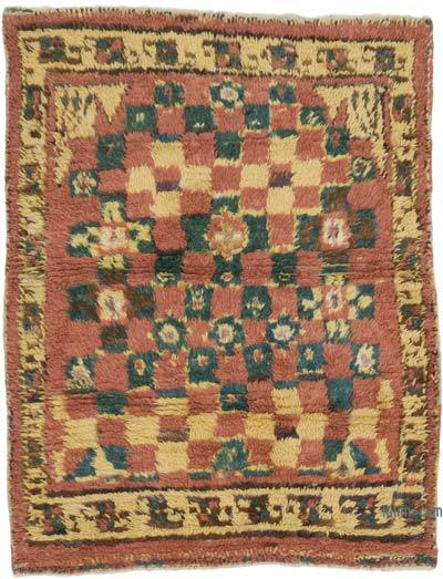 Vintage Anatolian Tulu Rug - 4'  x 5' 3" (48" x 63")