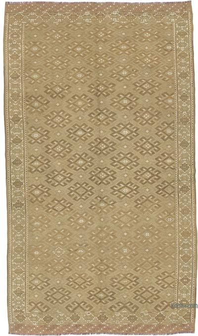Vintage Yomut Turkoman Kilim Rug - 5' 6" x 9' 6" (66" x 114")