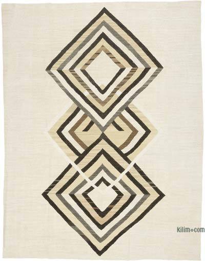 New Handwoven Turkish Kilim Rug - 9' 9" x 12' 8" (117" x 152")