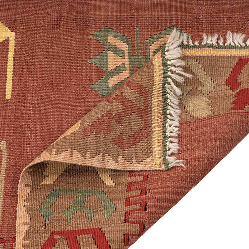 New Handwoven Turkish Kilim Rug - 4' 2" x 5' 9" (50" x 69") - K0068242