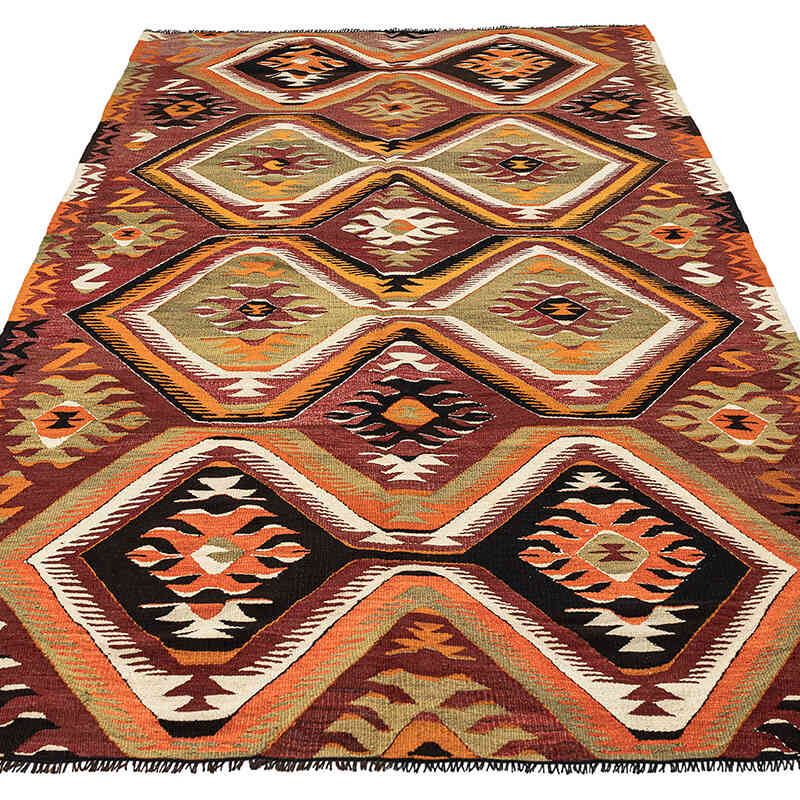 Vintage Mut Kilim Rug - 5' 6" x 9' 4" (66" x 112") - K0068254