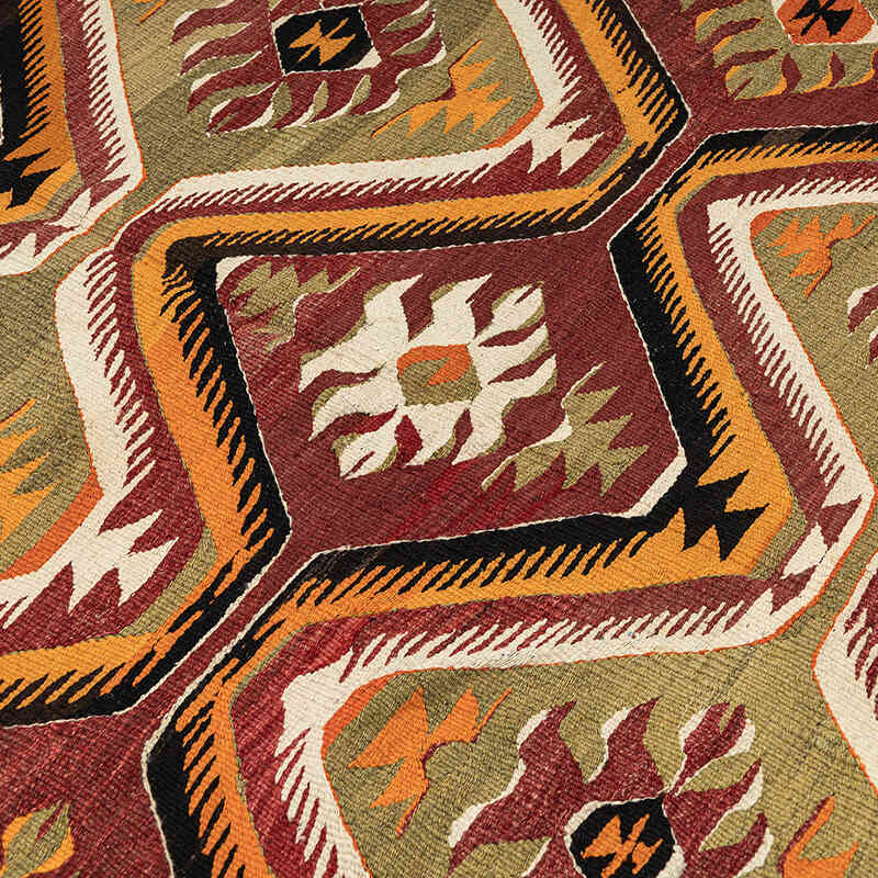 Vintage Mut Kilim Rug - 5' 6" x 9' 4" (66" x 112") - K0068254