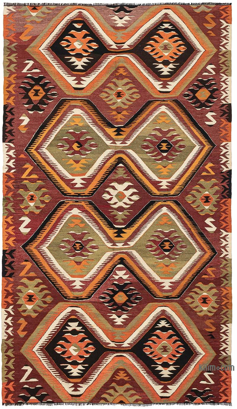 Vintage Mut Kilim Rug - 5' 6" x 9' 4" (66" x 112") - K0068254