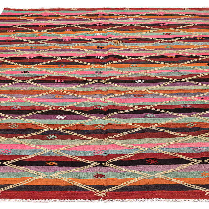 Alfombra Vintage Afyon Kilim - 165 cm x 215 cm - K0068288