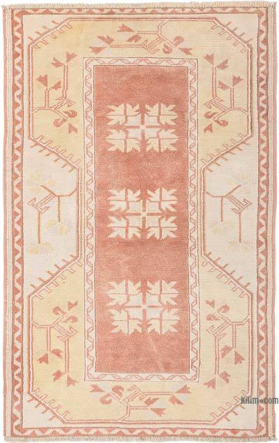 Alfombra Vintage Turca Anudada a Mano - 83 cm x 128 cm