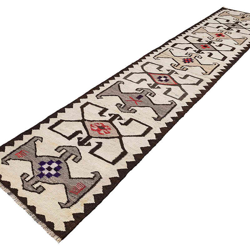 Vintage Anadolu Kilim Yolluk - 81 cm x 380 cm - K0068305