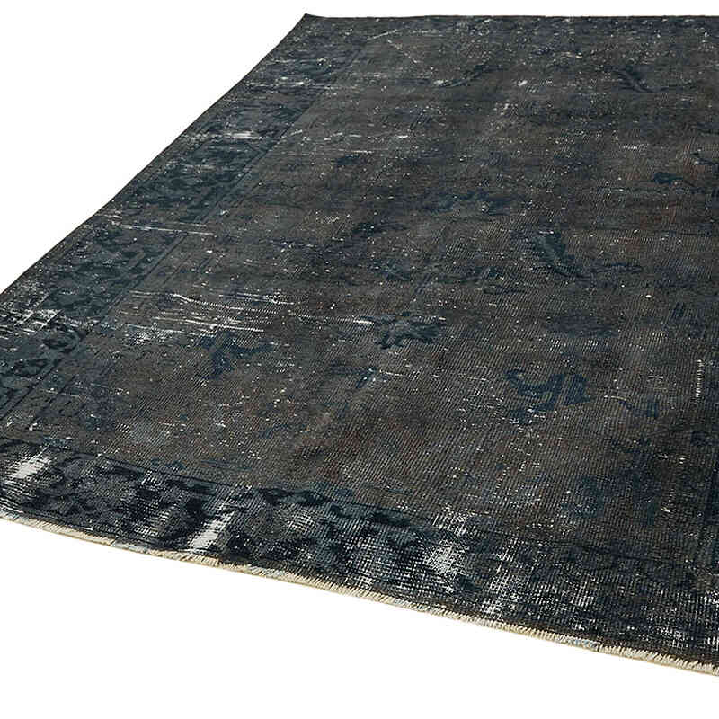 Overdyed Vintage Hand-knotted Oriental Rug - 6' 5" x 8' 4" (77" x 100") - K0068332