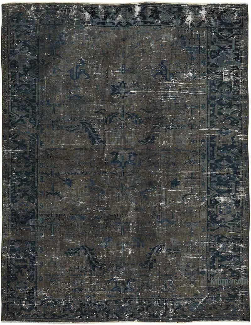 Overdyed Vintage Hand-knotted Oriental Rug - 6' 5" x 8' 4" (77" x 100") - K0068332