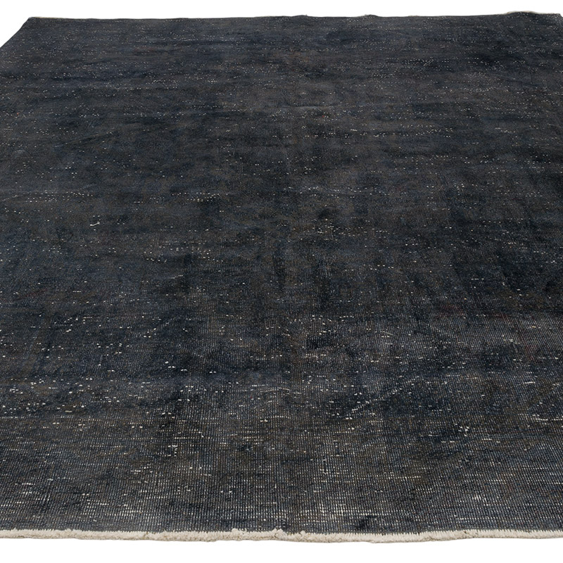 Overdyed Vintage El Dokuma Oryantal Halı - 262 cm x 318 cm - K0068337
