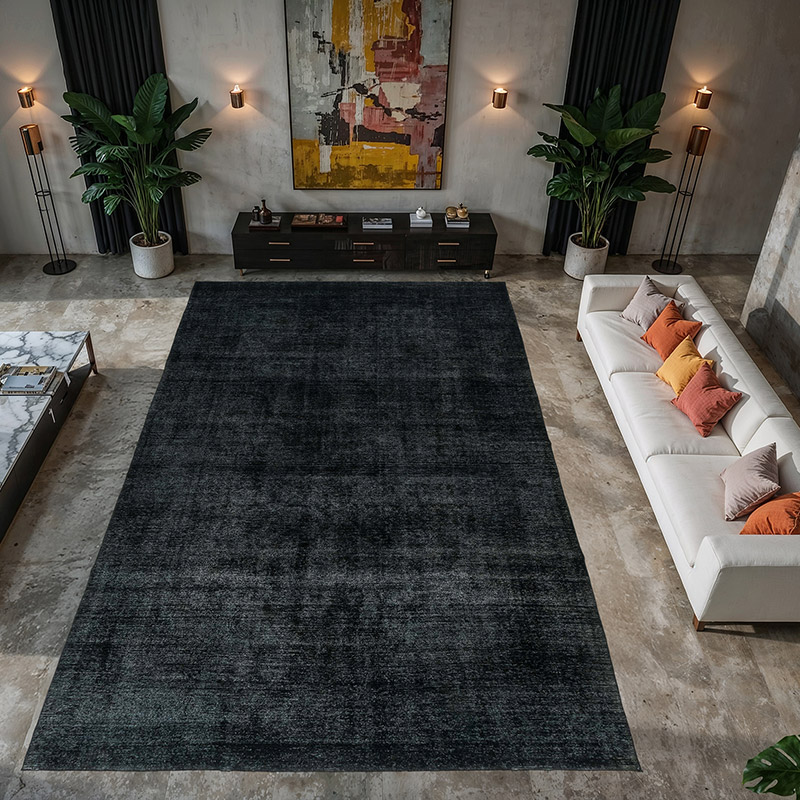 Alfombra Oriental Vintage Teñida a Mano Sobretintada - 292 cm x 466 cm - K0068338