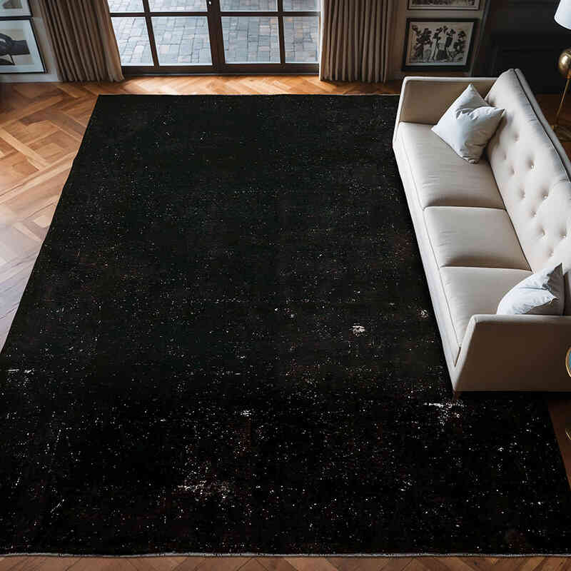 Alfombra Oriental Vintage Teñida a Mano Sobretintada - 290 cm x 386 cm - K0068349