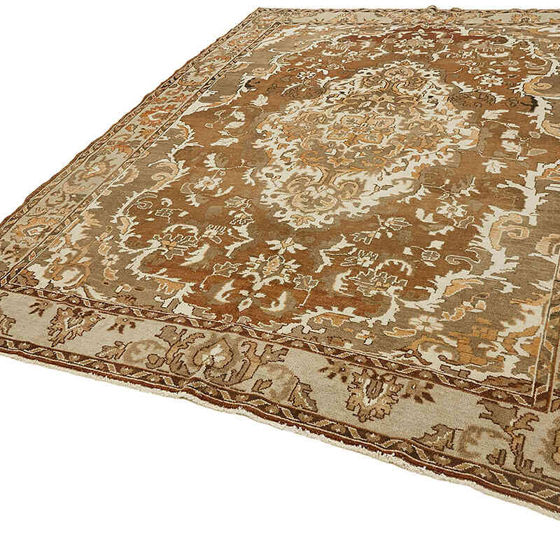 Alfombra Oriental Vintage Anudada a Mano - 240 cm x 297 cm - K0068365