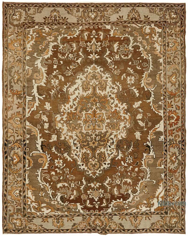Alfombra Oriental Vintage Anudada a Mano - 240 cm x 297 cm - K0068365