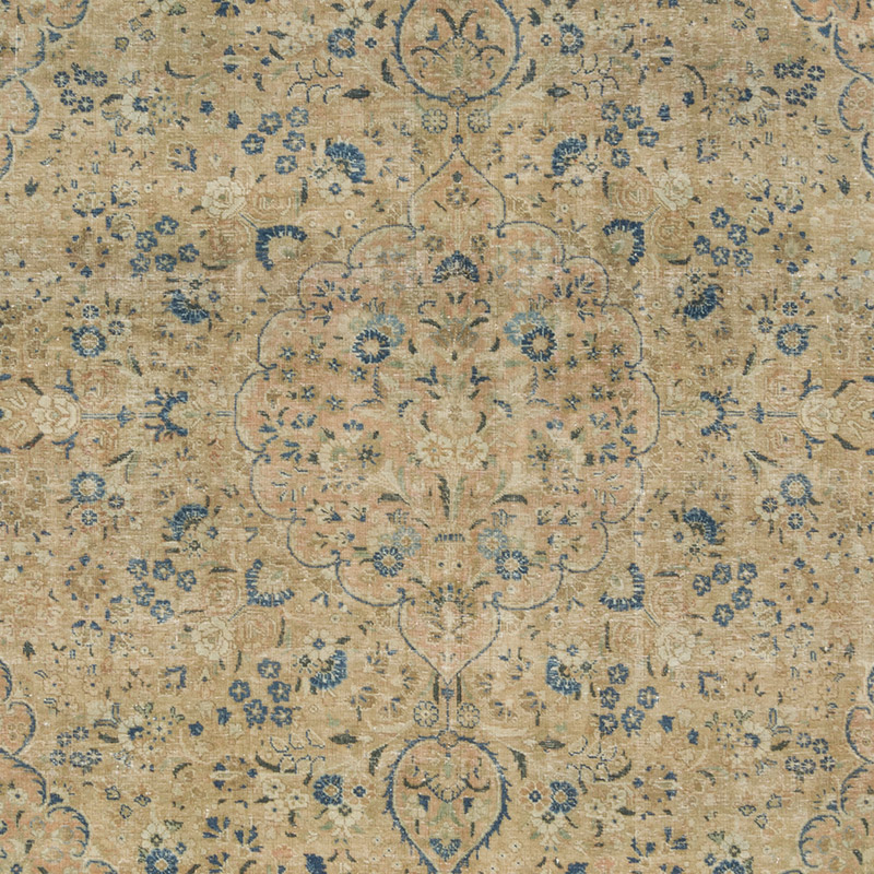 Vintage Hand-Knotted Oriental Rug - 8' 4" x 12' 1" (100" x 145") - K0068372