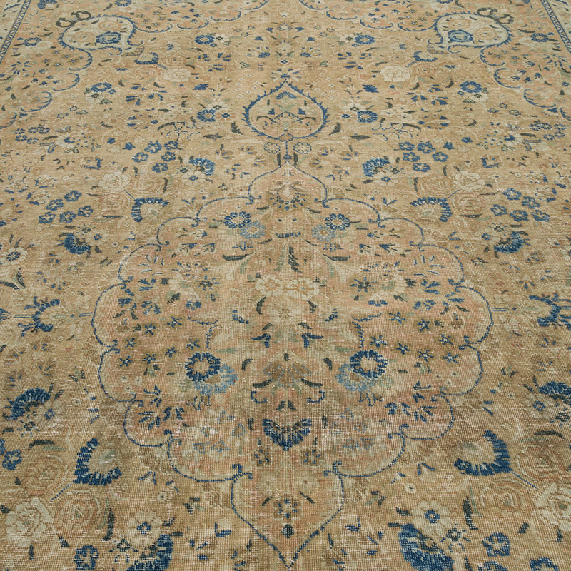 Vintage Hand-Knotted Oriental Rug - 8' 4" x 12' 1" (100" x 145") - K0068372