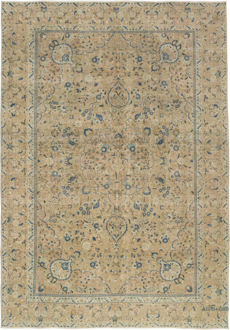 Vintage Hand-Knotted Oriental Rug - 8' 4" x 12' 1" (100" x 145") - K0068372