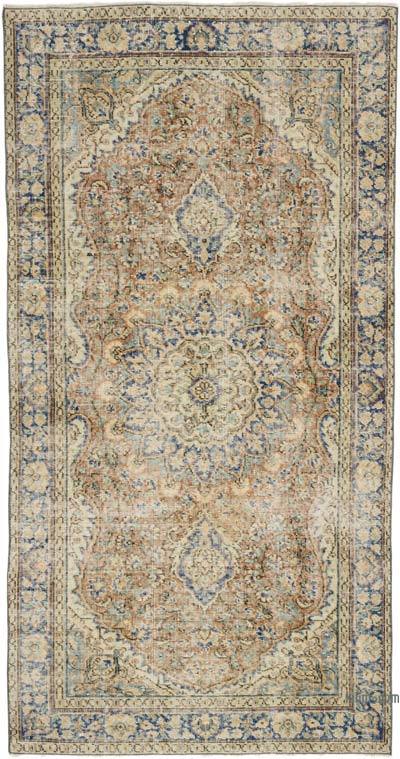 Vintage Turkish Hand-Knotted Rug - 3' 7" x 6' 9" (43" x 81")