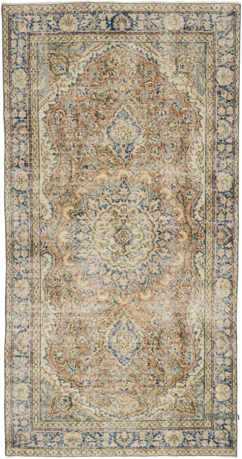 Vintage Turkish Hand-Knotted Rug - 3' 7" x 6' 9" (43" x 81") - K0068383