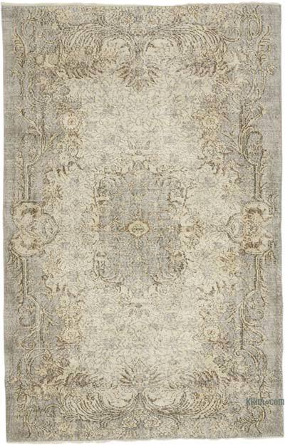 Vintage Turkish Hand-Knotted Rug - 5' 4" x 8' 5" (64" x 101")