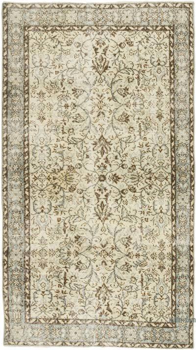 Vintage Turkish Hand-Knotted Rug - 3' 9" x 6' 10" (45" x 82")