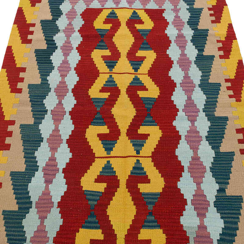 New Kayseri Kilim Rug - 3' 7" x 5' 7" (43" x 67") - K0068421