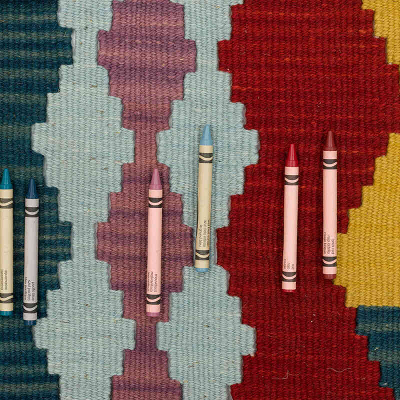 New Kayseri Kilim Rug - 3' 7" x 5' 7" (43" x 67") - K0068421