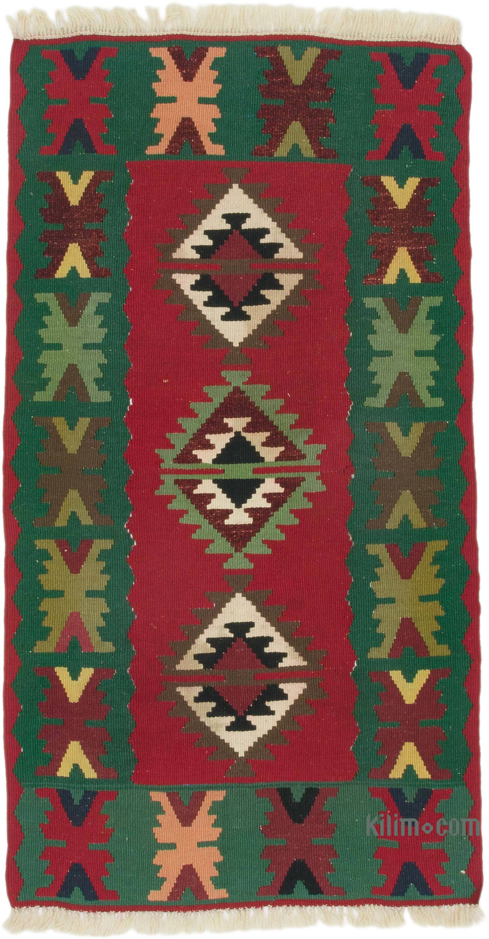 Small Rugs Small Area Rug - Anatolian Series - Red&Green