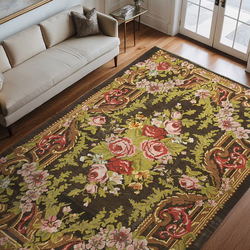 Alfombra Vintage Moldovan Kilim - 235 cm x 337 cm - K0068446